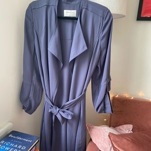 Artizia Babaton Quincey Trench Coat in Slate Blue